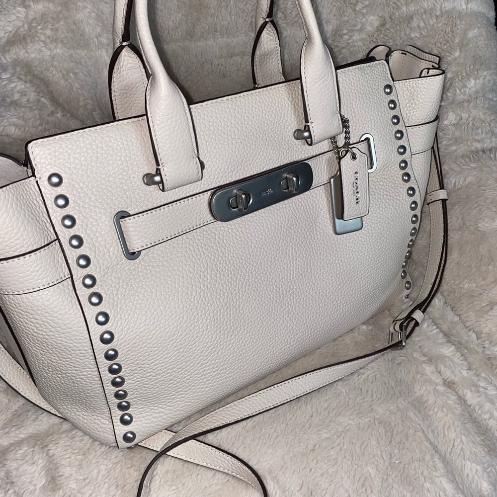 Coach Swagger Carryall with Rivets